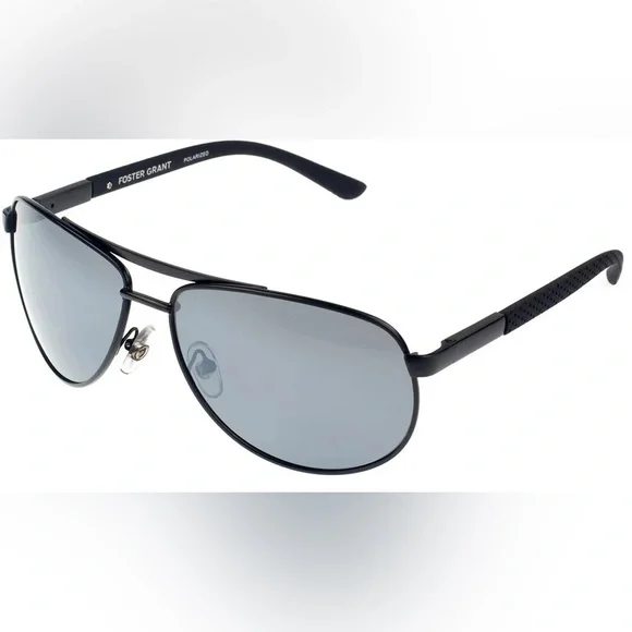 Stylish Black Foster Grant Aviator Sunglasses - Picture 2 of 5